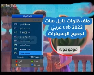 ملف قنوات نايل سات 2022 usb عربي لجميع الرسيفرات